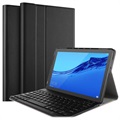 Husă Cu Tastatură Bluetooth Huawei MediaPad T5 10 - Ivso 2-în-1 - Negru