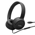 Căști supraauriculare cu fir JBL Tune 520C USB-C - Negru