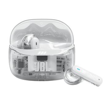 Căști True Wireless JBL Tune Beam 2 Ghost Edition - alb
