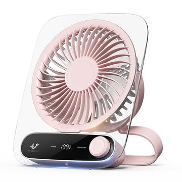 JF136 Ventilator portabil de birou și suspendat cu unghi larg, cu 199 de trepte de viteză