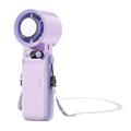Ventilator portabil JF168 cu răcitor de aer, baterie de 6000mAh - Violet