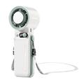 Ventilator portabil JF168 cu funcție de răcire a aerului, baterie de 6000mAh - Alb