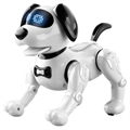 Câine Robot Inteligent JJRC R19 cu Telecomandă pentru Copii - Alb / Negru