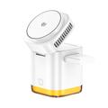 Încărcător magnetic wireless 5-în-1 JJT-C53 cu sistem de răcire - Qi 2.2, 25W - Alb