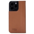 Husă Piele Flip iPhone 15 Pro Max - JT Berlin BookCase Tegel - Coniac