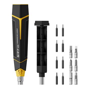 Jakemy JM-8197 Set de șurubelnițe manuale de precizie 16 în 1 - Negru