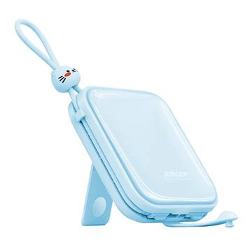 Joyroom JR-L008 Cutie Power Bank 10000mAh cu cabluri USB-C și Lightning - 22.5W - Albastru