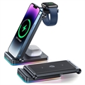 Stație Andocare Wireless Pliabilă 3-În-1 - Joyroom JR-WQN01 - Negru