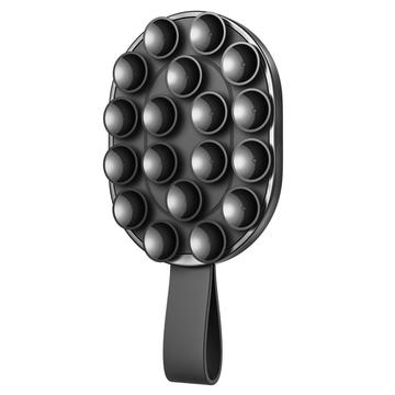 Joyroom JR-ZS393-S Suport magnetic pentru telefon cu ventuză - Suport siliconic pentru telefon - negru