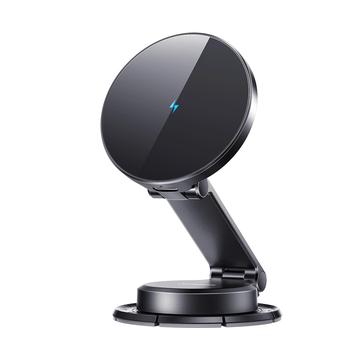 Joyroom JR-ZS408 Încărcător auto wireless magnetic și suport auto - 15W - Negru