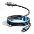 Cablu magnetic USB-C Joyroom S-A65 - 100W/1.2m - Negru
