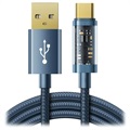 Cablu Date și Încărcare Rapidă USB-A/USB-C Joyroom - 1.2m - Albastru