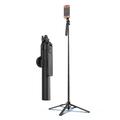 K05 Trepied magnetic cu braț pentru selfie și telecomandă Bluetooth - Negru