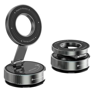 Suport pentru telefon auto K1 MagSafe cu ventuză - negru