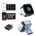 Adaptor wireless 2-în-1 K16C Mini pentru Android Auto și CarPlay