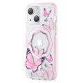 Husă Hibrid iPhone 14 Plus - Kingxbar Butterfly Shiny