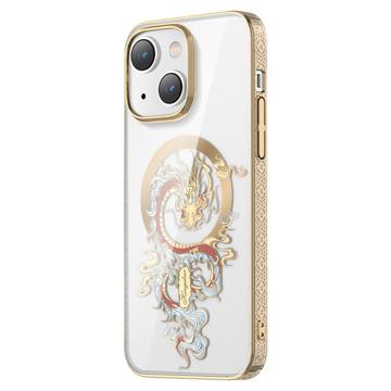 Husă iPhone 14 Plus - Kingxbar Myth - Dragonul auriu