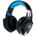 KOTION EACH G2000BT Căști stereo pentru jocuri cu anulare a zgomotului și căști peste ureche cu microfon detașabil - albastru