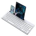 Set tastatură și mouse fără fir KS184 cu suport pentru tabletă/smartphone - Gri