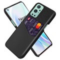 Husă Cu Slot De Card OnePlus 9 Pro - KSQ - Negru