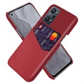 Husă cu Buzunar Card Realme GT Neo2 - KSQ - Roșu