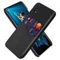 Husă Cu Slot Card Honor 20 Pro - KSQ - Negru