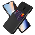 Husă Cu Slot Card OnePlus 7 - KSQ - Negru