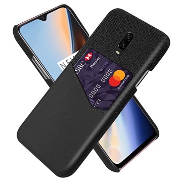 Husă Cu Slot Card OnePlus 7 - KSQ - Negru