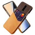 Husă Cu Slot Card OnePlus 7 Pro - KSQ - Cafeniu