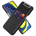 Husă Cu Slot Card Samsung Galaxy A80 - KSQ - Negru