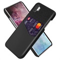 Husă Cu Slot De Card Samsung Galaxy Note10+ - KSQ - Negru