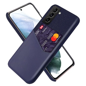 Husă cu Slot de Card Samsung Galaxy S21 FE 5G - KSQ - Albastru