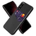 Husă cu Buzunar Card Sony Xperia 1 III - KSQ - Negru