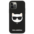 Husă Silicon iPhone 12/12 Pro - Karl Lagerfeld Choupette