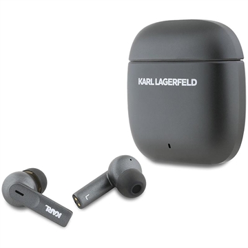 Karl Lagerfeld Logo alungit ANC/ENC TWS Căști fără fir - Negru