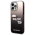 Husă iPhone 14 Pro Max - Karl Lagerfeld Gradient Karl & Choupette