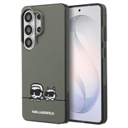 Samsung Galaxy S26 Ultra Karl Lagerfeld IML Karl&Choupette; Husa magnetică cu logo Peekaboo