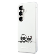 Samsung Galaxy S26 Karl Lagerfeld IML Karl&Choupette Husa magnetică cu logo Peekaboo