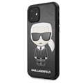 Husă Karl Lagerfeld Ikonik - iPhone 11 - Negru