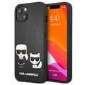 Husă iPhone 13 Mini - Karl Lagerfeld Ikonik Karl & Choupette