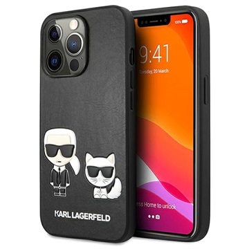 Husă iPhone 13 Pro - Karl Lagerfeld Ikonik Karl & Choupette