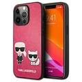 Husă iPhone 13 Pro - Karl Lagerfeld Ikonik Karl & Choupette