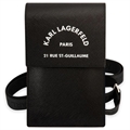 Geantă de Umăr Smartphone - Karl Lagerfeld Paris 21 Rue St-Guillaume - Negru