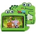 Tabletă Android pentru copii cu WiFi, husă de protecție – 7" – Dino verde