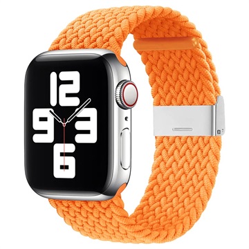Curea Tricotată Apple Watch Series Ultra 2/Ultra/10/9/8/SE (2022)/7/SE/6/5/4/3/2/1 - 49mm/46mm/45mm/44mm/42mm - Portocaliu