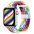 Curea Tricotată Apple Watch Series Ultra 2/Ultra/9/8/SE (2022)/7/SE/6/5/4/3/2/1 - 49mm/45mm/44mm/42mm - Curcubeu