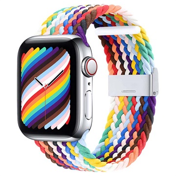 Curea Tricotată Apple Watch Series Ultra 2/Ultra/10/9/8/SE (2022)/7/SE/6/5/4/3/2/1 - 49mm/46mm/45mm/44mm/42mm - Curcubeu