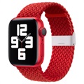 Curea Tricotată Apple Watch Series Ultra 2/Ultra/9/8/SE (2022)/7/SE/6/5/4/3/2/1 - 49mm/45mm/44mm/42mm - Roșu