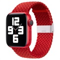 Curea Tricotată Apple Watch Series Ultra 2/Ultra/10/9/8/SE (2022)/7/SE/6/5/4/3/2/1 - 49mm/46mm/45mm/44mm/42mm - Roșu