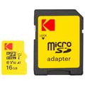 Card de memorie microSDHC Kodak Extra Performance EKMSDM16GHC10J6, 16GB, Clasa 10, UHS-I, U1